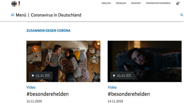 Couch potatoes to the rescue in new German coronavirus-awareness campaign.